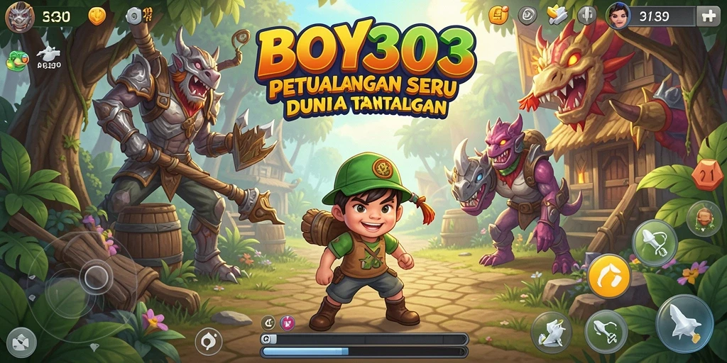 Gameplay BOY303 yang seru dan menantang di dunia petualangan.