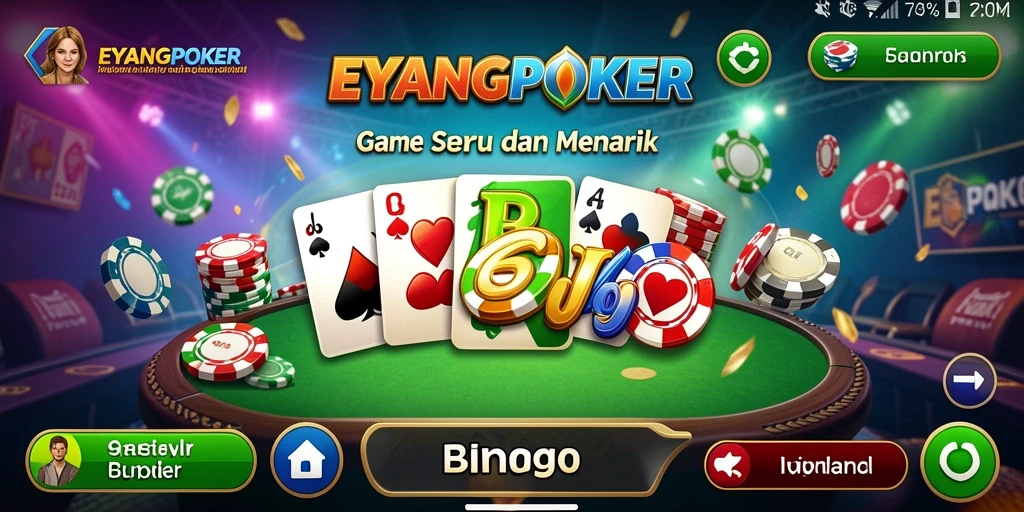 Screenshot gameplay Bingo yang seru dan interaktif.