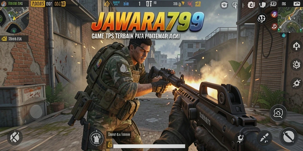 Tampilan gameplay JAWARA79 yang mendebarkan dan seru.
