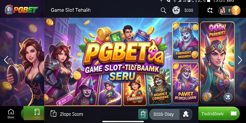 Tampilan menakjubkan dari gameplay PGBET slot yang seru.