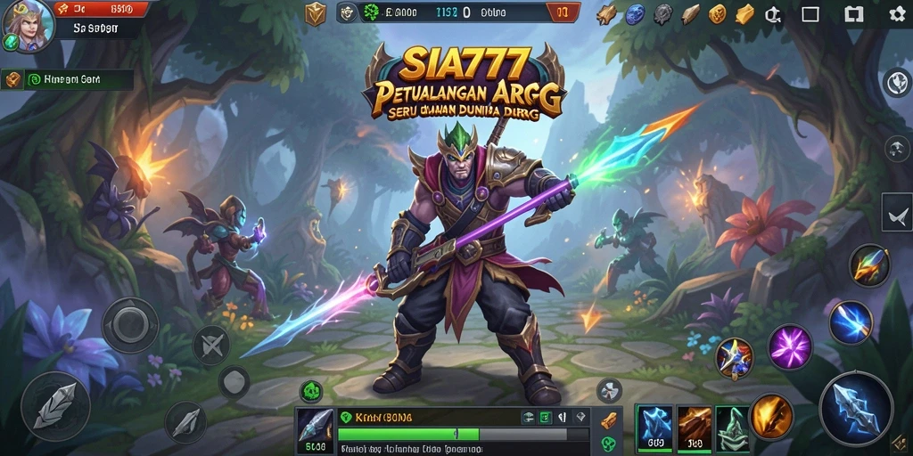 Tampilan gameplay seru dalam dunia ARPG SIA777.
